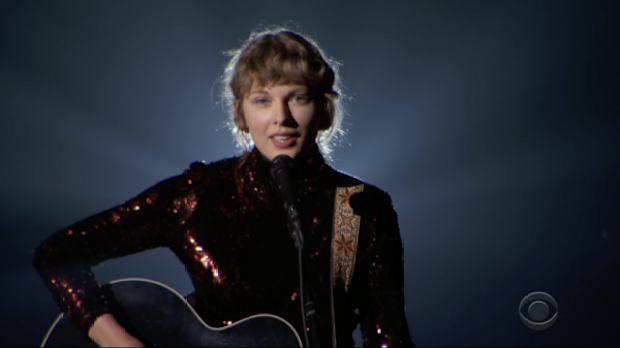 Taylor Swift performs Betty at the ACM Awards