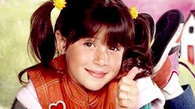 The colourful and charming little girl that everyone loved to orphan  yep, it's <i>Punky Brewster</i>. Her bittersweet story of abandonment, adoption, evil social workers and joyous reunions was carried by the bright and cheerful face of <b>Soleil Moon Frye</b>. Her signature double thumbs-up brought a smile to almost every child of the '80s at some point. Just look at that face. Awww!