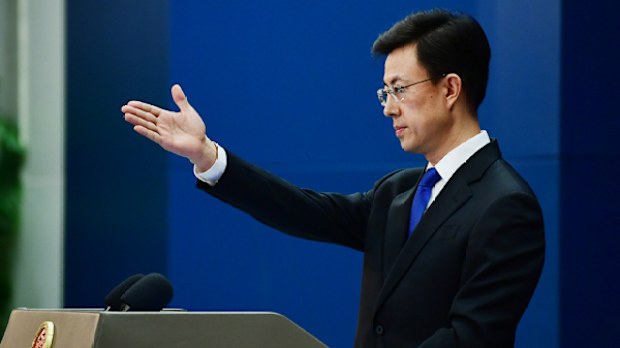 Guo Jiakun, spokesperson for China's Ministry of Foreign Affairs, protested against ASIO Director-General Mike Burgess over claims China is conducting espionage in Australia.