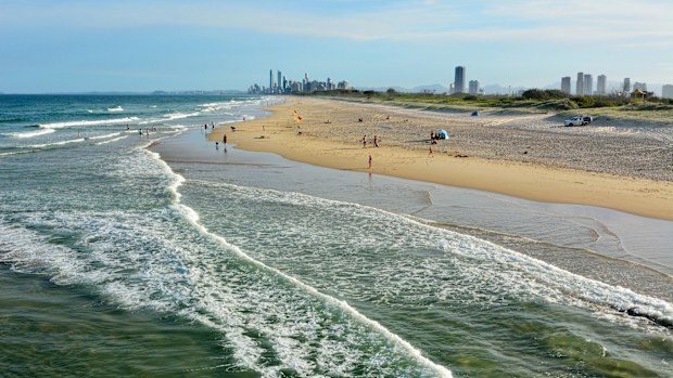 The ring was found at The Spit on the Gold Coast on New Year's Day.