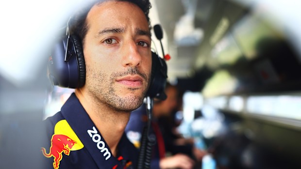 Daniel Ricciardo in Red Bull Racing wears.
