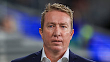 Roosters coach Trent Robinson ahead of his side's 48-10 win over the Tigers.