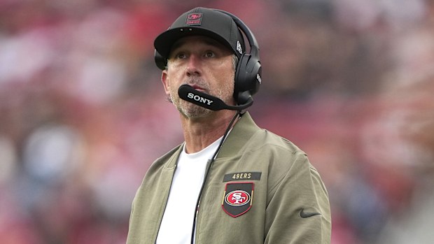 49ers head coach Kyle Shanahan.