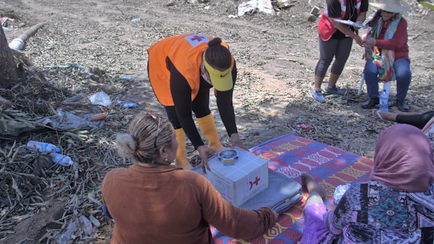 As people in Tonga wait for stronger internet connections to  be fully restored, they are relying on supplies from the Red Cross along with other volunteer groups. 