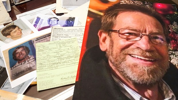 The original warrant and other items from a 1969 robbery involving Ted Conrad. 