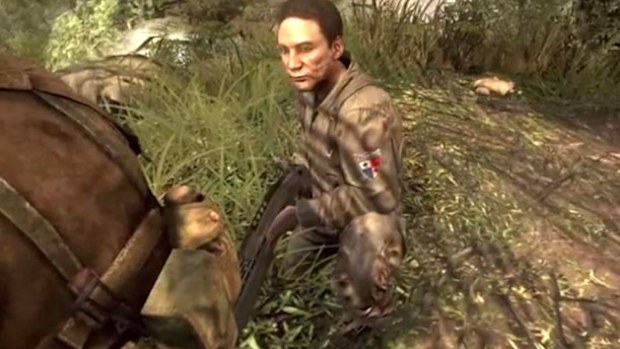 A screengrab of the Call of Duty character the former Panamian dictator Manuel Noriega claims was based on his likeness. (Activision)