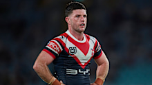 Chad Townsend looks on during the Roosters' round five loss. 