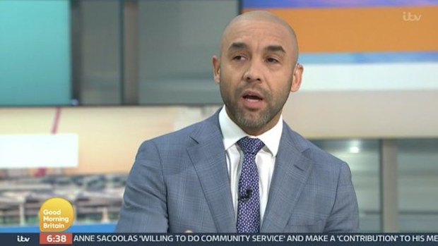 Beresford took issue with Morgan's comments about not believing Meghan's claims.