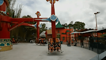 Dreamworld's Pandemonium ride.