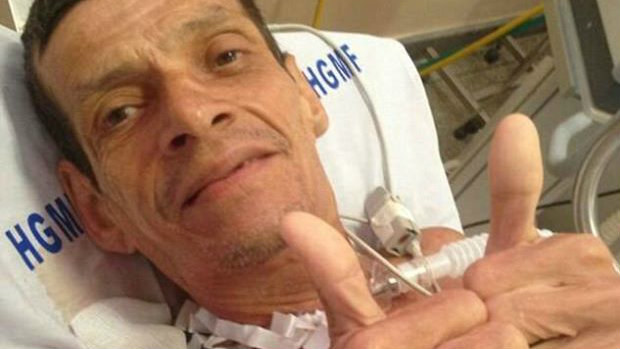 Brazilian man Valdelucio Goncalves de Oliveira was discovered alive in a morgue after he had been reported dead. (Matt Roper)