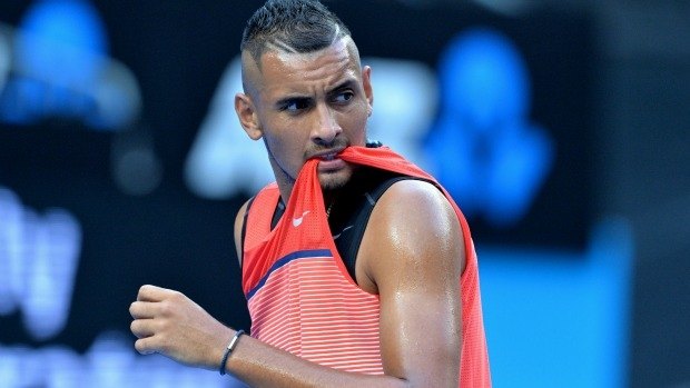 Trophy hunt: Nick Kyrgios is into the semi-finals of the Estoril Open in Portugal after downing fellow young gun Borna Coric.