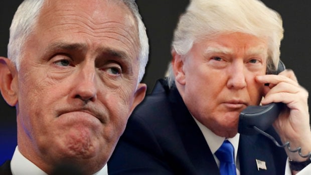 Turnbull and Trump had a heated 25-minute phone call on Sunday.