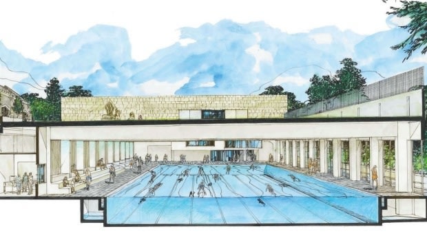 Trinity Grammar's Olympic size pool