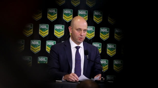 Serious matters: NRL CEO Todd Greenberg.