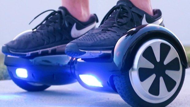 Paramedics treated a man who fell from a hoverboard in Wellington Point.