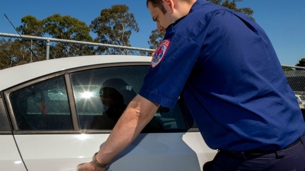 There were 225 call outs to children left in hot cars in December.