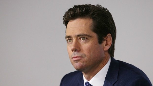 Plans pending: AFL boss Gillon McLachlan is set to roll out his national review of the game.