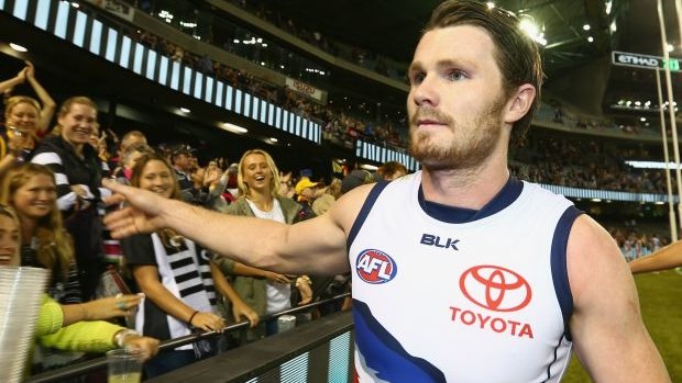 On the move: Patrick Dangerfield is leaving the Crows.