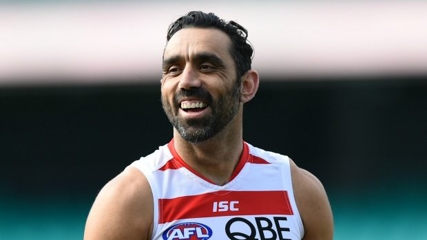 Great expectations: Adam Goodes is the latest sports star approached to run for parliament.