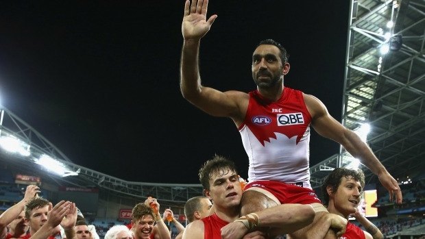 Adam Goodes retired last year after a decorated AFL career.