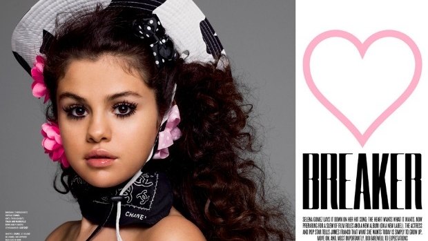 Gomez has been criticised for appearing too young in her <i>V Magazine</i> photoshoot.
