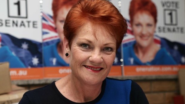 Pauline Hanson says no one should be in any doubt about who is in charge at One Nation.