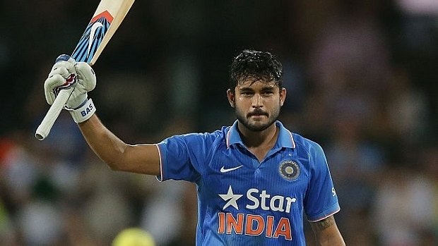 Brilliant: Manish Pandey played a match-winning hand for India.