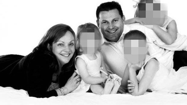 Allison and Gerard Baden-Clay, with their three children.