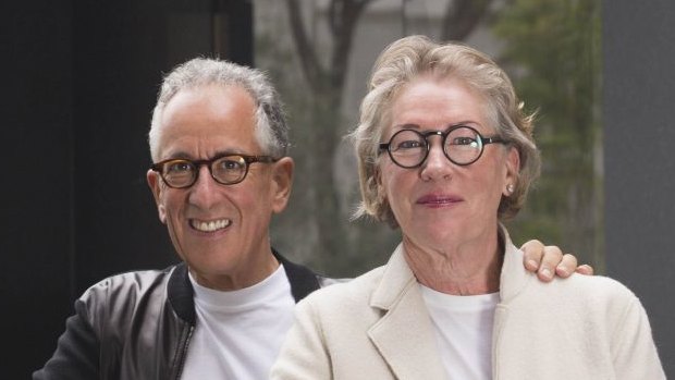 Simon and Catriona Mordant at the new Australia Pavilion at the Venice Biennale.