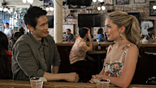 Harry Shum Jr and Jessica Rothe in All My Life, directed by Marc Meyers.