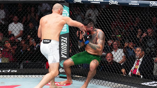 UFC news 2026: Sean Strickland knocks out Anthony Hernandez ...