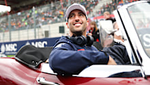 Daniel Ricciardo of AlphaTauri at drivers parade before the Formula 1 Belgian Grand Prix at Spa-Francorchamps in Spa, Belgium on July 30, 2023. (Photo by Jakub Porzycki/NurPhoto)