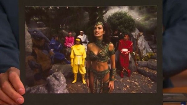 Mariska Hargitay, Power Rangers, movie, character, costume, Queen Dulcea