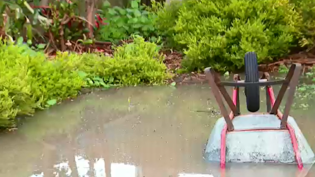 At least 12 properties have been flooded in Adelaide's northeast as a result of a burst water main. 
