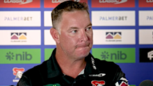 Adam O'Brien speaks to media ahead of round three. 