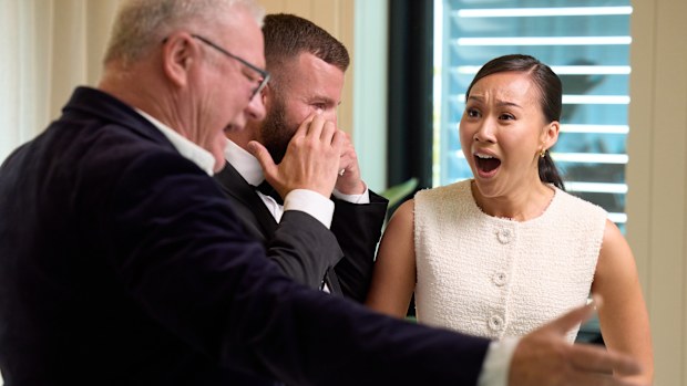 [EMBARGOED UNTIL TONIGHT] The Block 2024 Auction Day Kristian and Mimi