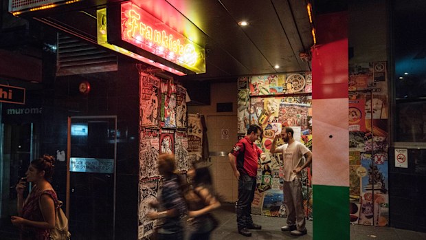 Frankies Pizza at 50 Hunter Street, Sydney. 