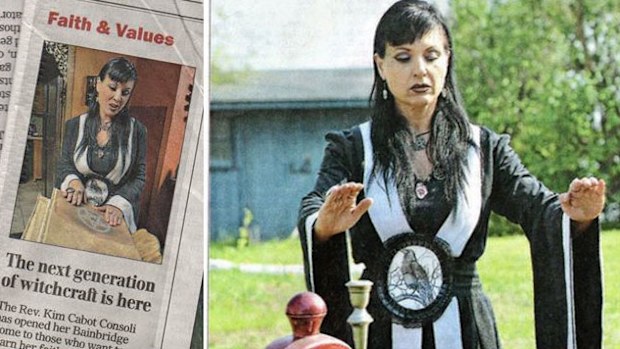 Kim Cabot Consoli's original story, left, as it appeared in the Intelligencer Journal. (Supplied)