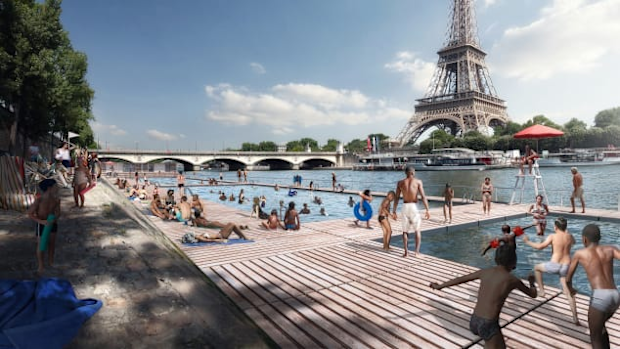 Plans to turn the Seine into a family friendly urban park