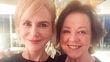 Nicole Kidman and mum Janelle.