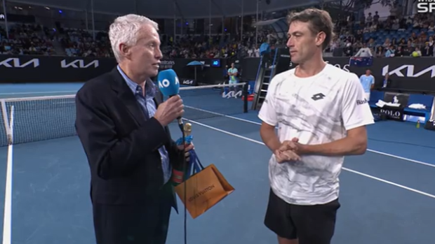 John Millman was celebrated by Tennis Australia CEO Craig Tiley.