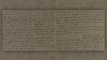 The 'burn after reading' letter that Roberta Laundrie wrote to her son Brian before he murdered his  fiancée, Gabby Petito. Brian latter killed himself in 2021.