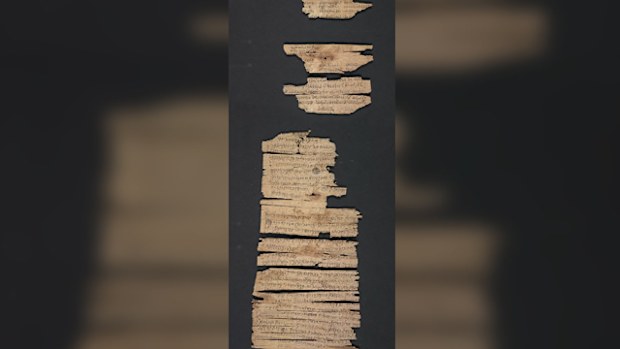 Purchased in 2003 from a private collector, the scroll is one of the most complicated and fragile pieces that the Library of Congress has ever treated. It took conservators several years to devise a treatment strategy, and they practiced unrolling techniques on dried-up cigars.