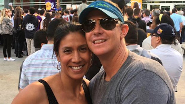 Christina Mauser was a loving mother to their three children. Here she is pictured with her husband Matt Mauser.