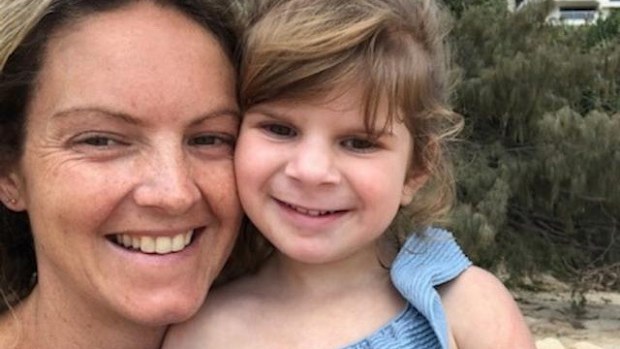 Maeve Hood, pictured with her mother Sarah. 
