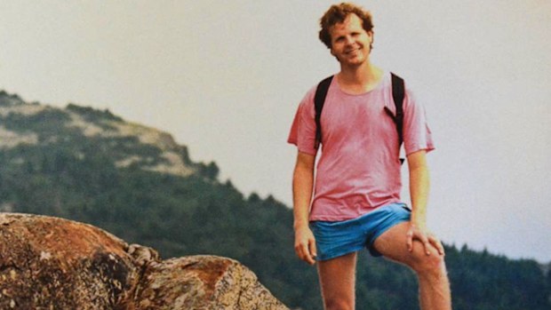 Scott Johnson Climbing Mt. Monadnock, New Hampshire USA – August 1988