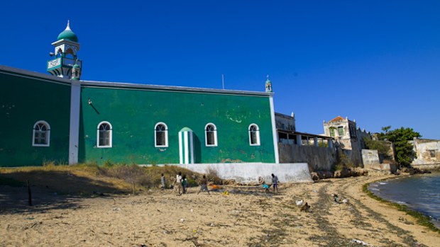 Green mosque in Mozambique (Corbis via Getty Images)