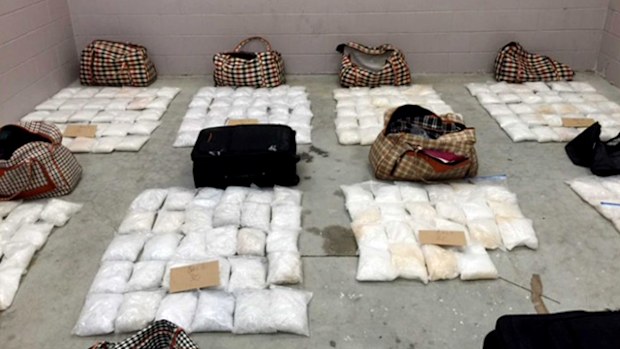 The drugs have a street value of almost half a billion dollars. Source: NZ Police