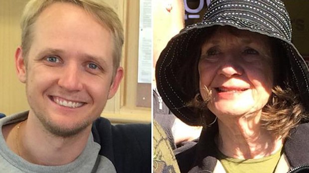 Australian victims, Greig Friday and his mother Carol. (9NEWS)