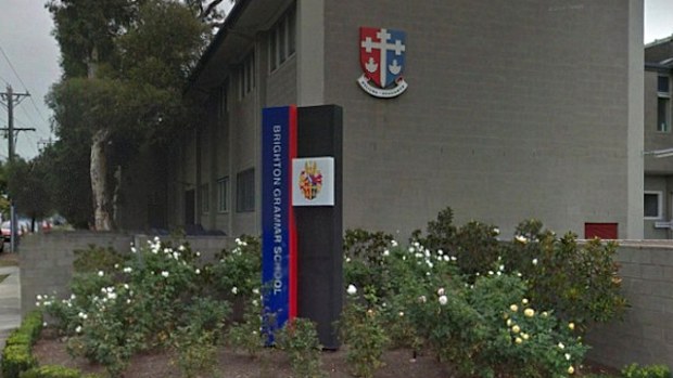 Brighton Grammar School, a private all-boys' high school in Melbourne.